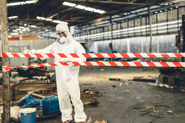 Professional Hoarding Cleanup technician working in Ephraim, WI